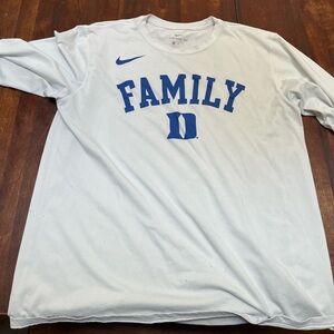 Duke Blue Devils Basketball Family Long Sleeve Nike Dri-Fit